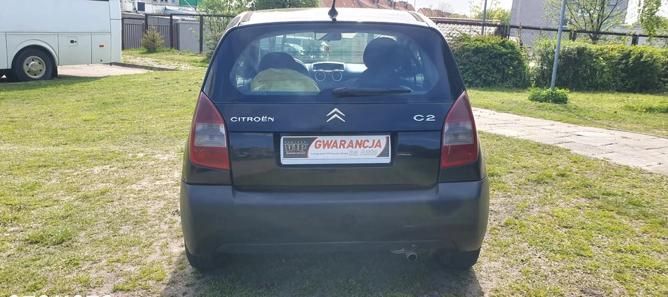 Citroen C2 cena 5600 przebieg: 220145, rok produkcji 2008 z Opatów małe 254